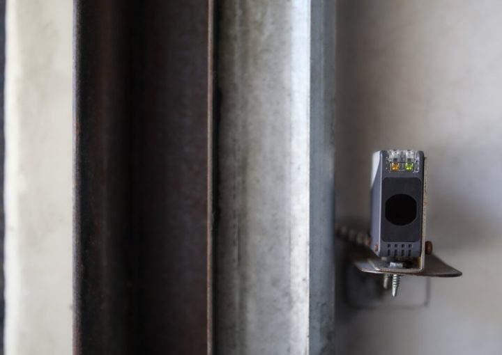 Garage Door Sensor Light Red