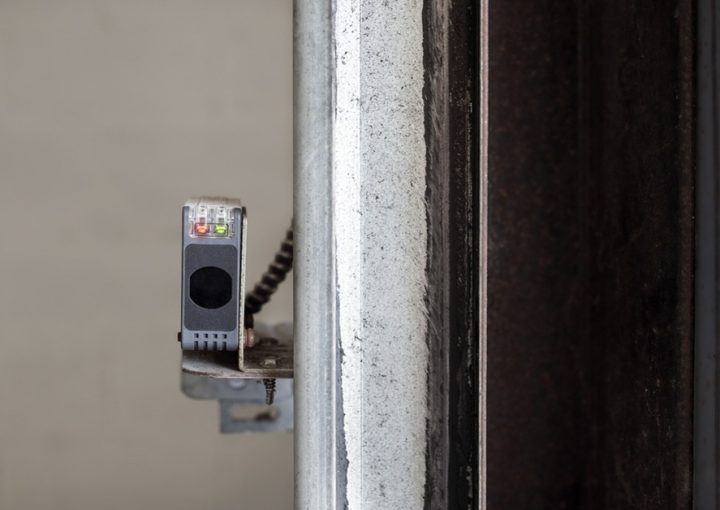 Yellow Light on a Garage Door Sensor