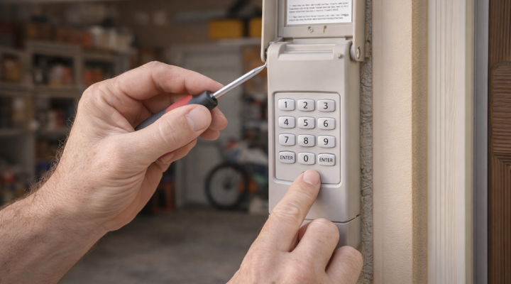 Reprogram Garage Door Keypad Without a Code