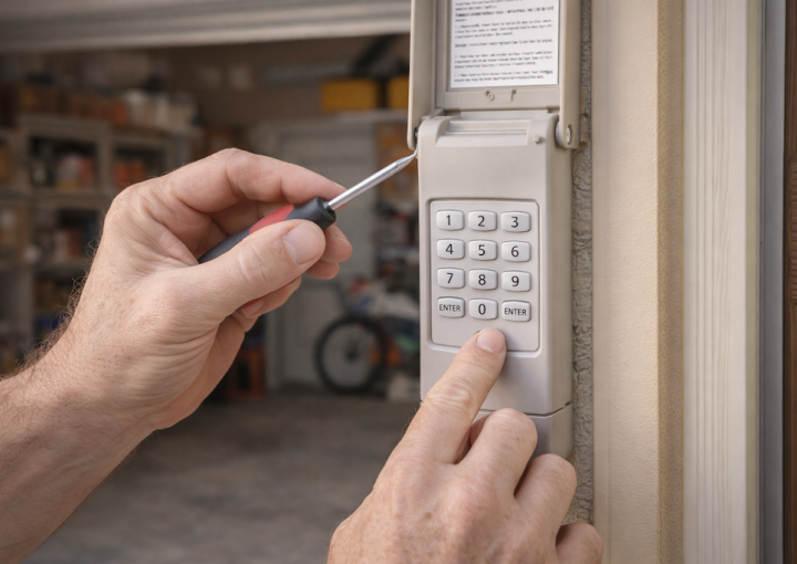Reprogram Garage Door Keypad Without a Code