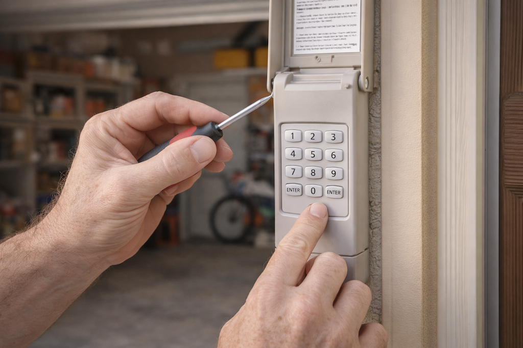 Reprogram Garage Door Keypad Without a Code
