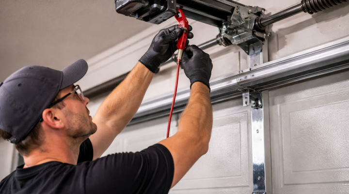 Reset a Garage Door After Pulling the Emergency Release